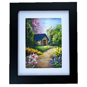 Pintura acrílica de paisaje.