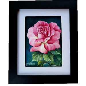 Cuadro decorativa de rosas.